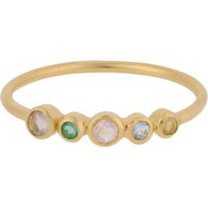 Agat Ringe Pernille Corydon Stardust Ring - Gold/Multicolour