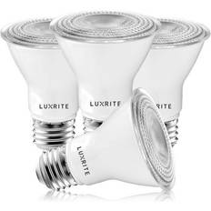 Reflector Light Bulbs Luxrite Equivalent LED Lamps 7W E26 4-pack