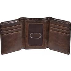 RFID Blocking Trifold Wallet - Brown