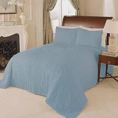 Beatrice Home Fashions Channel Chenille Pillow Case Blue (66.04x50.8cm)