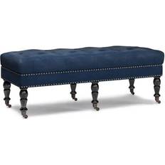 Black Settee Benches Simpli Home Henley Settee Bench 49x18"