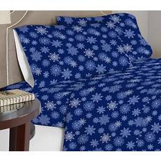 175 GSM Snowflakes Flannel