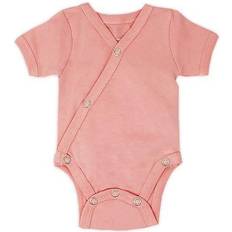 L'ovedbaby Organic Short-Sleeve Kimono Bodysuit - Coral (OR338co)
