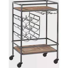 Trolley Tables Olivia & May 2 Tiered Trolley Table 15x20"