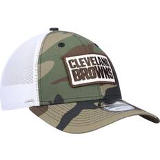 Multicolored Caps New Era Cleveland Browns 9FORTY Trucker Snapback Hat Men - Camo