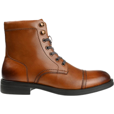 Low Heel - Men Ankle Boots Thomas & Vine Darko - Cognac