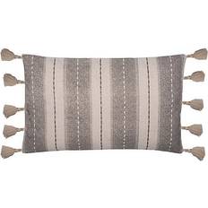Safavieh Samerin Complete Decoration Pillows White, Gray (50.8x30.48cm)