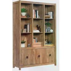 Natural Storage Cabinets Sauder Cannery Storage Cabinet 48.4x72"