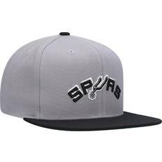 Mitchell & Ness San Antonio Spurs Hardwood Classics Two-Tone Snapback Hat Men - Silver/Black