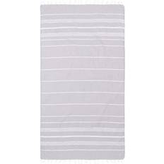 Stripes Towels Linum Home Textiles Lucky Pestemal Bath Towel Gray (175.26x96.52)