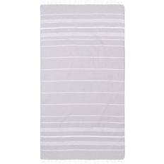 Linum Home Textiles Lucky Pestemal Bath Towel Gray (175.26x96.52cm)
