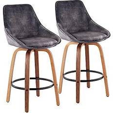 Blue Bar Stools Lumisource Diana Bar Stool 32.5" 2