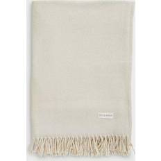 SFERRA Celine Throw Blankets Beige (180.34x129.54cm)