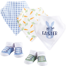 Hudson Bandana Bib and Socks Set 5-pack Boy 1st Easter