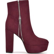 Nine West Pink Ankle Boots Nine West Kerri - Burgundy