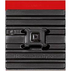 Flexible adhesive HellermannTyton FMB4APT-I-PA66HS-BK Cable mount Self-adhesive 151-02659 flexible base, 4x thread Black 10 pc(s)