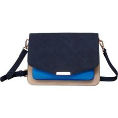 Blanca Multi Compartment Bag - Navy/Sand/Blue