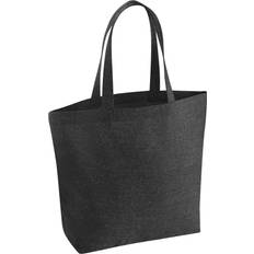 Poliestere Borse di stoffa Westford Mill Maxi Recycled Tote Bag (One Size) (Black)