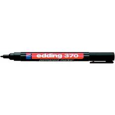 Arts & Crafts Edding Permanent Marker Pen Black Set of 10