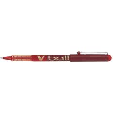 Pilot V Ball Rød Rollerpen 0.5 mm 12 Pcs