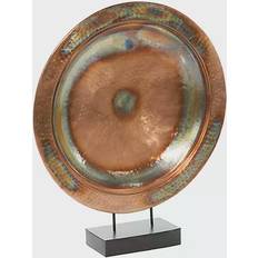 Copper Decorative Items Ridge Road Décor Contemporary Abstract Sculpture in Copper Decorative Item