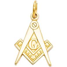 Macy's Gold Charms & Pendants Macy's Masonic Charm - Gold