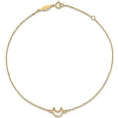 Macy's Gold Anklets Macy's Moon Anklet - Gold