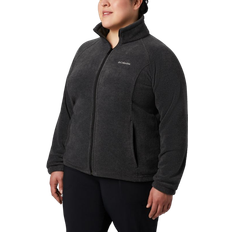 Columbia Women’s Benton Springs Full Zip Plus Size - Charcoal Heather