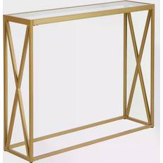 Glasses Console Tables Hudson & Canal Arlo Console Table 10x36"