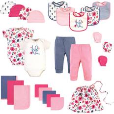 Touched By Nature Organic Cotton Layette Set & Giftset 25-pack - Blue Garden Floral (10167955)