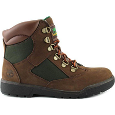 Timberland Kid's 6" Field Boots - Dark Brown/Green