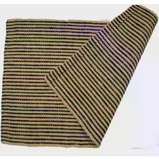 Jute Entrance Mats Imports Decor Stripes Beige, Black 36x24"