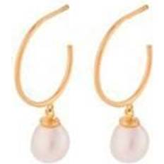 Pernille Corydon Ocean Dream Hoops - Gold/Pearls