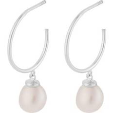 Pernille Corydon Ocean Dream Hoops - Silver/Pearls