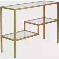 Gold Console Tables Hudson & Canal Lovett Console Table 14x42"