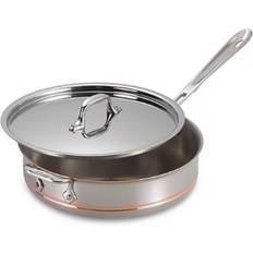 Dishwasher Safe Saute Pans All-Clad Copper Core with lid 0.75 gal 11.4 "