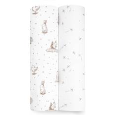 Essentials Silky Soft Muslin Swaddle Healing Nature 2-pack