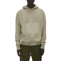 Helmut lang hoodie Helmut Lang Box Logo Hoodie - Mist