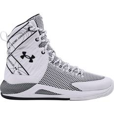 Under Armour Laced Volleyball Shoes Under Armour HOVR Highlight Ace W - White/Black