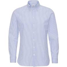 Appearance Seersucker Shirt - Brilliant Blue/White