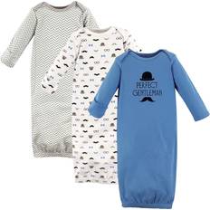 Blue Nightgowns Children's Clothing Hudson Baby Gowns 3-Pack - Perfect Gentleman (10151728)