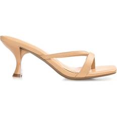 Foam Heeled Sandals Journee Collection Tallie - Tan