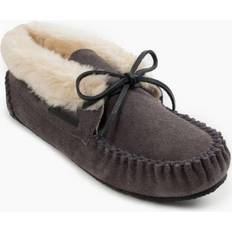 Gray - Women Moccasins Minnetonka Chrissy - Grey