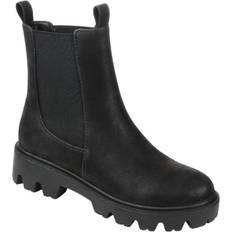 Faux Leather - Women Chelsea Boots Journee Collection Ivette - Black