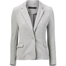 Algodón - Mujer Blazers Vero Moda Julia Blazer - Grey/Light Grey Melange