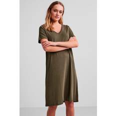 Pieces Pckamala SS T-shirt V-ringad Klänning - Grape Leaf