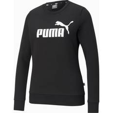 Puma Logo Crew Neck Women's Sweater - Black