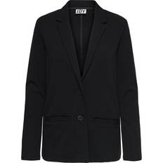 Dame - Elastan / Lycra / Spandex Dressjakker Jacqueline de Yong Louis Ville Catia Blazer - Black