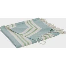 Saro Lifestyle Wide Blankets Blue (152.4x127cm)