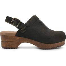 Green Clogs White Mountain Being - Olive/Suede